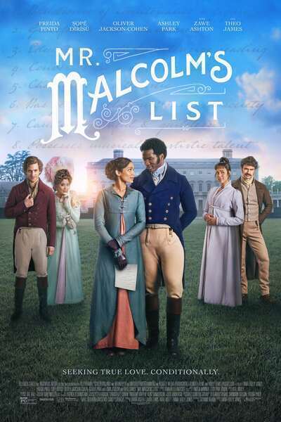 Mr. Malcolm's List Hindi Dubbed Movie Poster (2022)